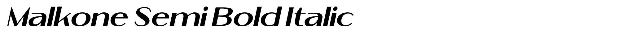 Malkone Semi Bold Italic image